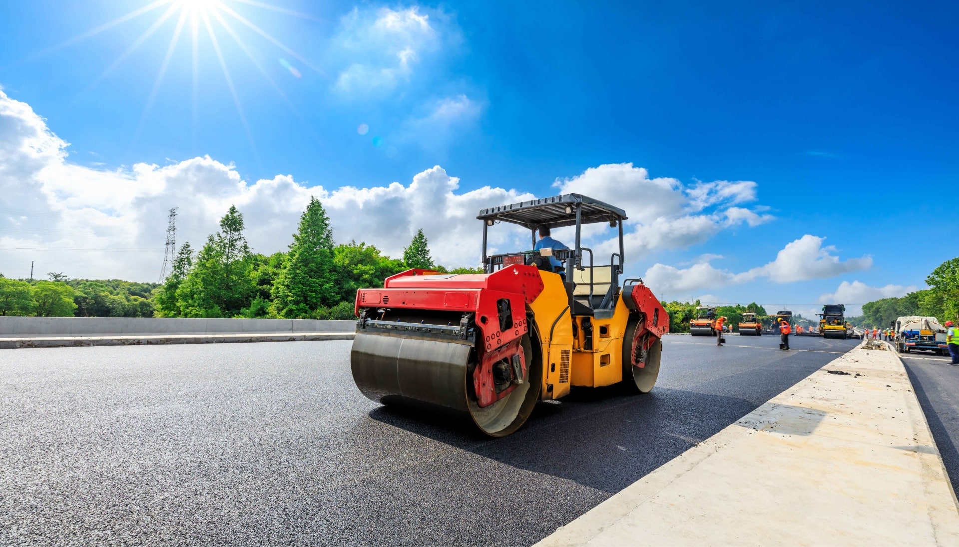 Smooth asphalt paving in Raleigh, NC creates durable surfaces.